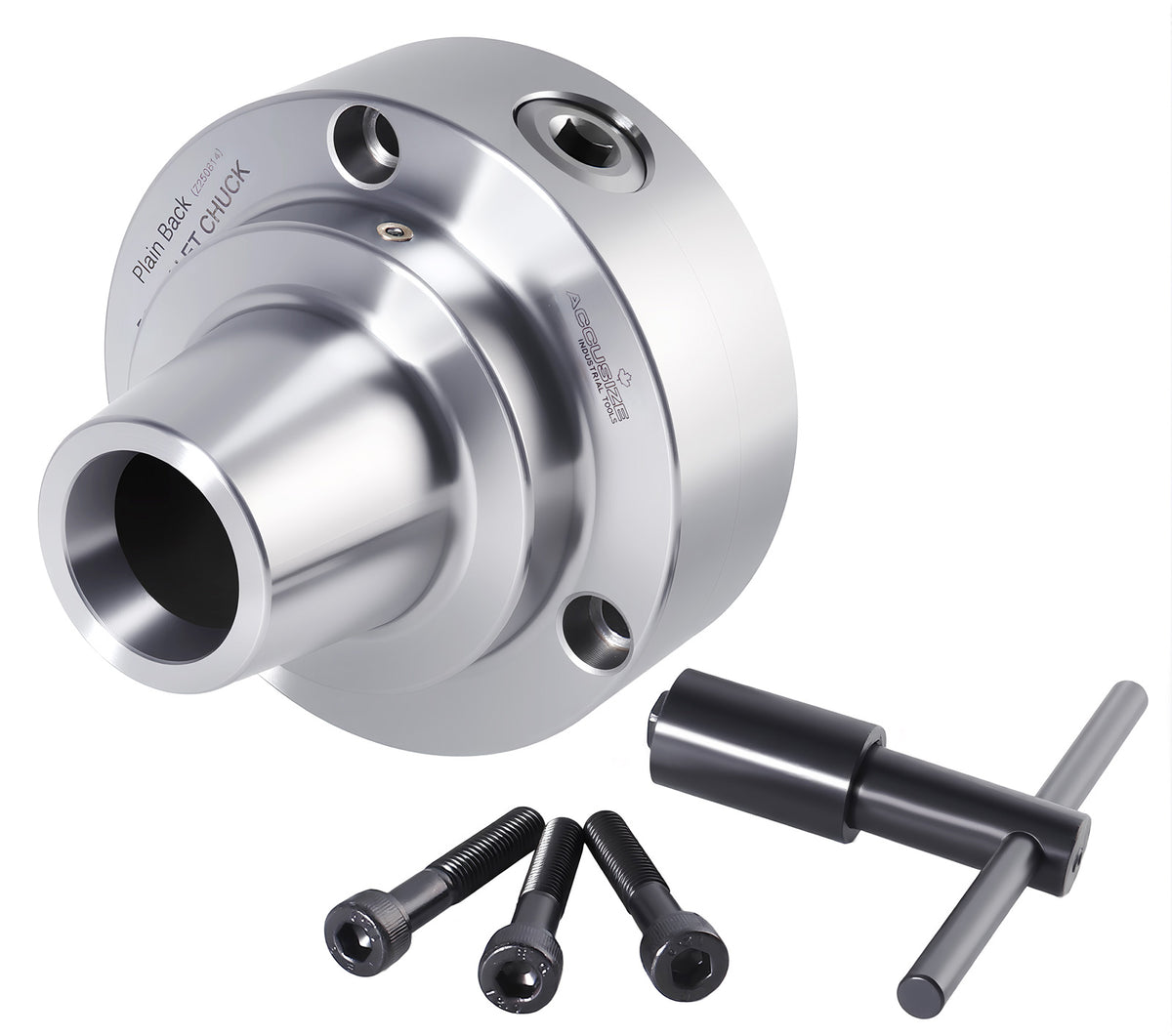 5C 5'' Collet Chuck, Plain Back, for Lathe Machine, 0269-0010