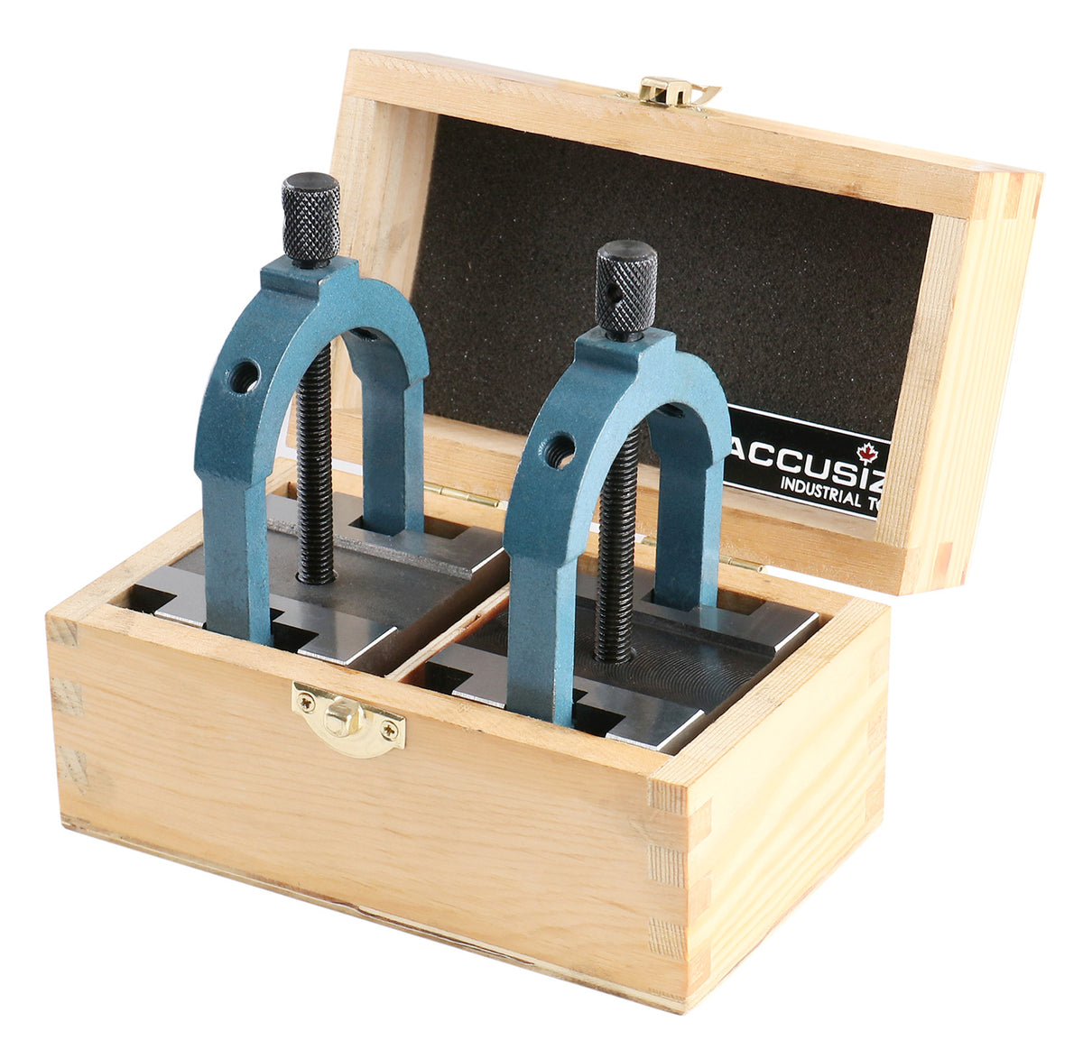 2-3/8'' x 2-3/4'' Multi-Use V-Block and Clamp Set in Fitted Box, 0303-0219