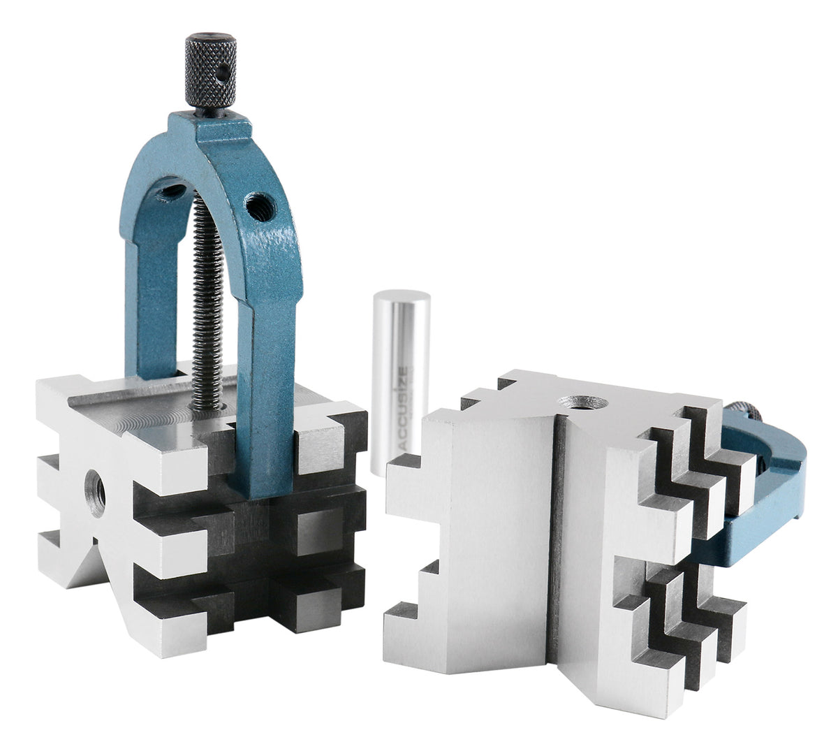 2-3/8'' x 2-3/4'' Multi-Use V-Block and Clamp Set in Fitted Box, 0303-0219