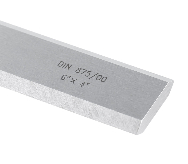 thumbnail image 2 of Accusize 6" Blade X 4" Beam Precision Bevel Edge Square, Grade 0, DIN 875, Hardened Steel Tool 2 of 13