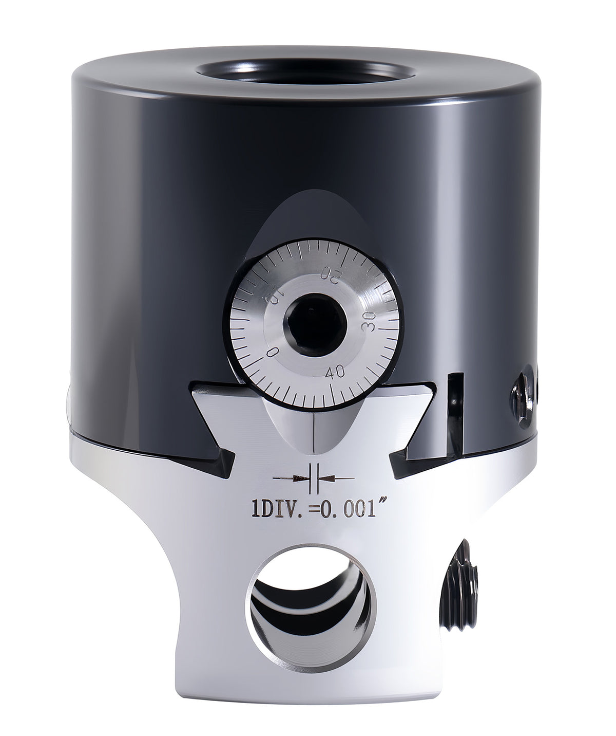 2" precision boring head with 1/2" boring bar bore, 5/8" offset, and 7/8"-20 mount thread - 0350-0002