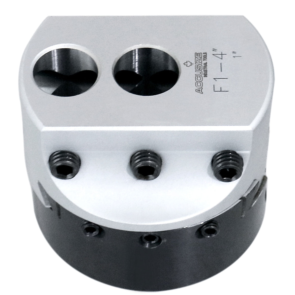4" precision boring head with 1" boring bar bore, 1" offset, and 1-1/2"-18 mount thread - 0350-0004