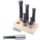 1'' 6 Pc Carbide Tipped Boring Bar Set, 0375-0999