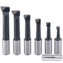 1'' 6 Pc Carbide Tipped Boring Bar Set, 0375-0999