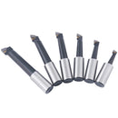 1'' 6 Pc Carbide Tipped Boring Bar Set, 0375-0999