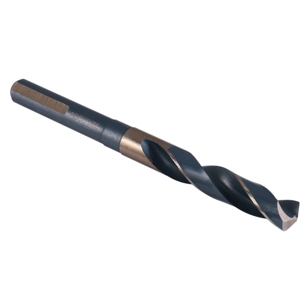 9/16'' ANSI M35(H.S.S. + 5% Cobalt) S and D Drill, 1/2'' Shank, 135 Degree Split Point, 0412-0916