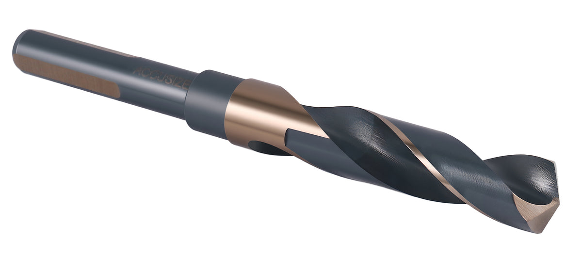 11/16'' ANSI M35(H.S.S. + 5% Cobalt) S and D Drill, 1/2'' Shank, 135 Degree Split Point, 0412-1116