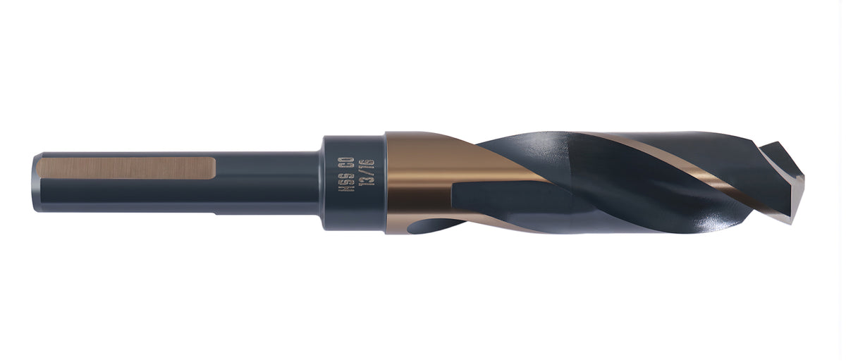 13/16'' ANSI M35(H.S.S. + 5% Cobalt) S and D Drill, 1/2'' Shank, 135 Degree Split Point, 0412-1316