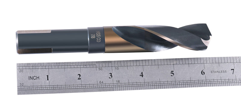 ANSI M35(H.S.S. + 5% Cobalt) 1/2" Shank S & D Drill, 135° Split Point