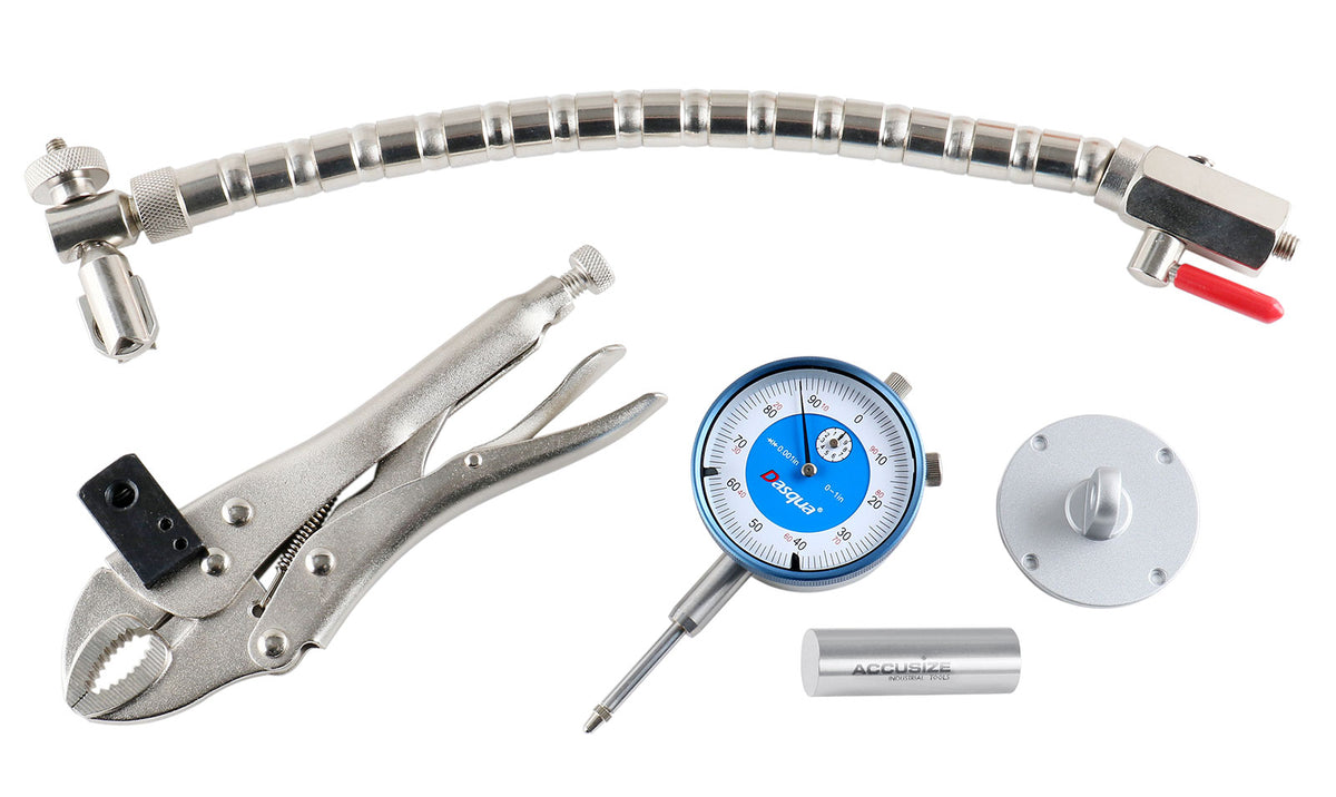 DXphita Disc Brake Rotor And Ball Joint Runout Gauge Set Car Automobile Brake Disc Flatness Measuring Tool With 1''x0.001'' Indicator And