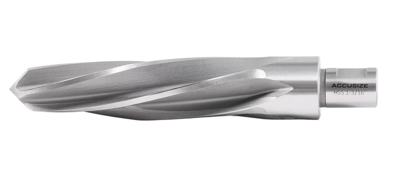 1-3/16'' H.S.S. Aligning Reamer with 3/4'' / 0.75'' Weldon Shank, Spiral Flute, 0521-1316