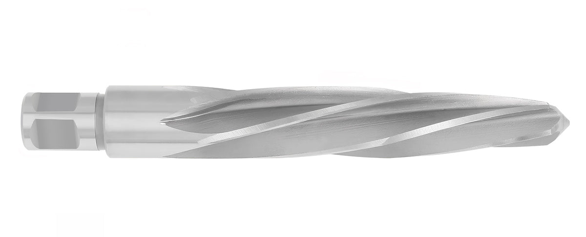 15/16'' H.S.S. Aligning Reamer with 3/4'' / 0.75'' Weldon Shank, Spiral Flute, 0521-1516