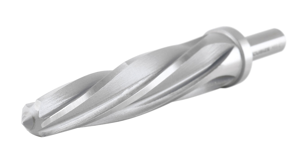 Hss Spiral Flute Aligning Reamer, 1'' Cutting Diameter, 1/2'' Shank Diameter, 0522-0001