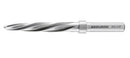 High-Speed Steel Spiral Flute Aligning Reamer, 3/8" Cutting Diameter, 3/8" Shank Diameter, 0522-0038