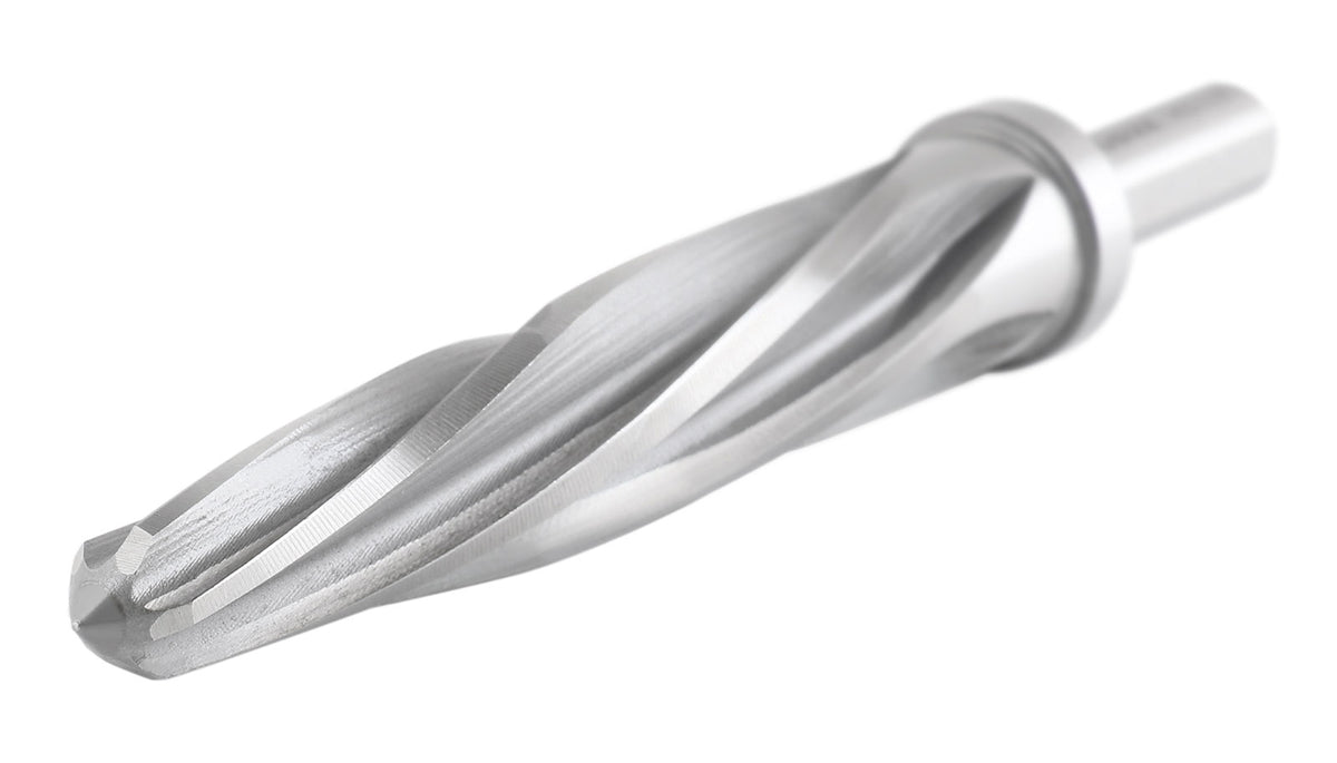 Hss Spiral Flute Aligning Reamer, 7/8'' Cutting Diameter, 1/2'' Shank Diameter, 0522-0078