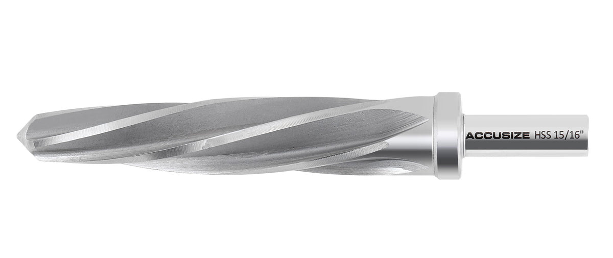 15/16'' Hss Aligning Reamer with Spiral Flutes, 0522-1516