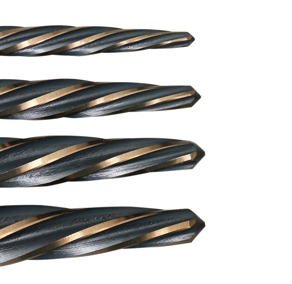 M2 H.S.S. Standard Spiral Flute Premium Car Reamer Set, Black Oxide