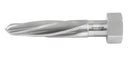 H.S.S. Aligning Reamer - 1-1/16'' Diameter, 5'' Flute, 7'' OAL, Hex Shank, Spiral Flute, 0523-6055