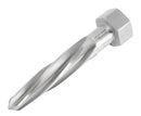 H.S.S. Aligning Reamer - 1-1/16'' Diameter, 5'' Flute, 7'' OAL, Hex Shank, Spiral Flute, 0523-6055