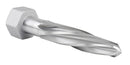 H.S.S. Aligning Reamer - 1-1/16'' Diameter, 5'' Flute, 7'' OAL, Hex Shank, Spiral Flute, 0523-6055