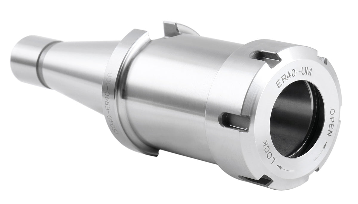 5Ps ISO40 Supports pour pinces ER40, avec filetage 5/8"-11, Longueur : 100mm, #0536 -0004x5
