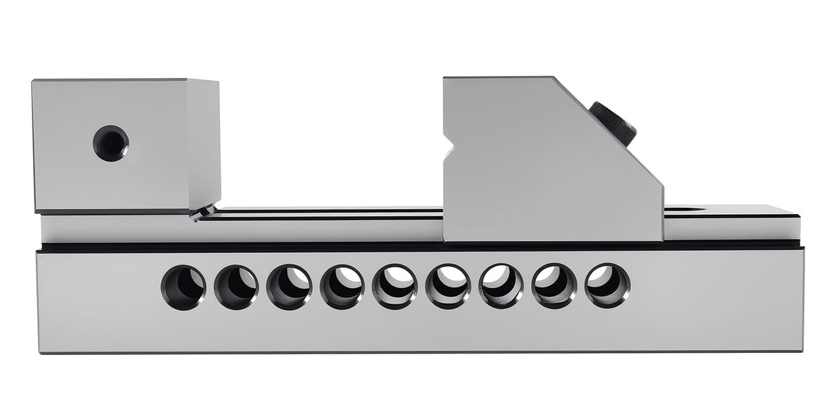 175 mm Long 63 mm Wide Precision Screwless Toolmakers Vise, Parallelism 0.003 mm/100 mm, Squareness 0.005 mm/100 mm, 0536-Vb25