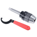 CanCNC Tooling Solutions 1/16–1/2" MT2 Precision Keyless Drill Chuck, Heavy-Duty with Integrated Shank and Titanium Jaws, 0537-1202