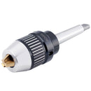 CanCNC Tooling Solutions 1/16–1/2" MT2 Precision Keyless Drill Chuck, Heavy-Duty with Integrated Shank and Titanium Jaws, 0537-1202
