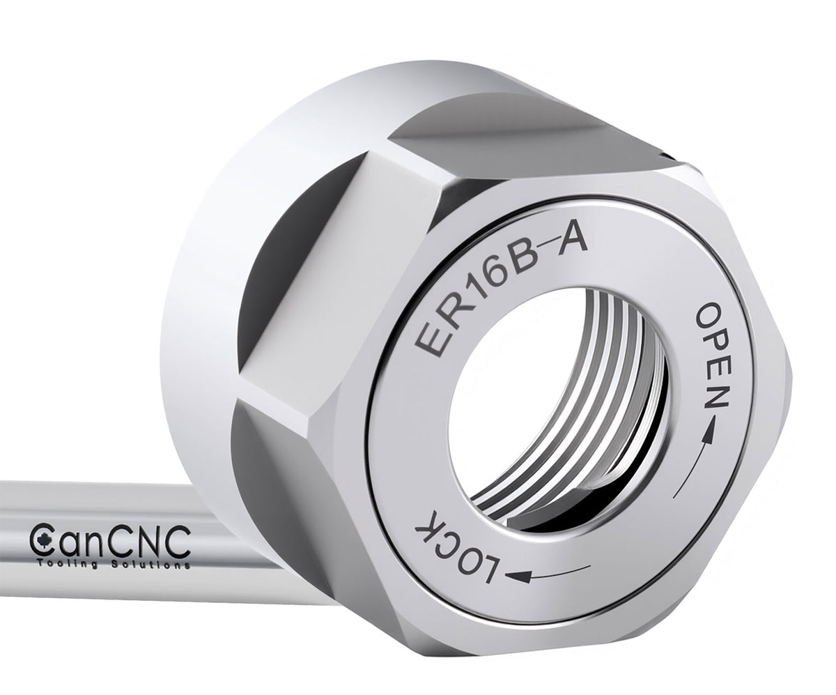 Ball Bearing ER Collet Chuck Nut, Balanced To 18,000 RPM at G2.5