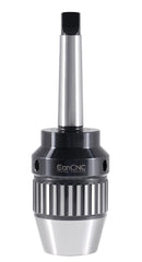 CanCNC Tooling Solutions 1/16-5/8" MT2 Precision Keyless Drill Chuck, Heavy-Duty with Integrated Shank, Titanium Jaws, 0537-5802