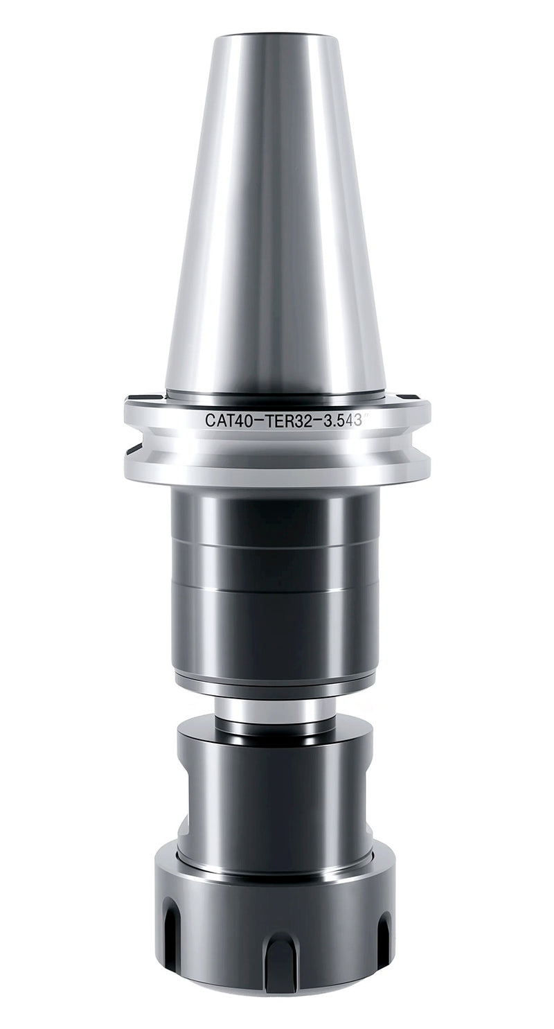 Cat40 to Er32 Premium Floating Tap Collet Chuck, 5/8'' to 11 Rear Thread, 0537-5985