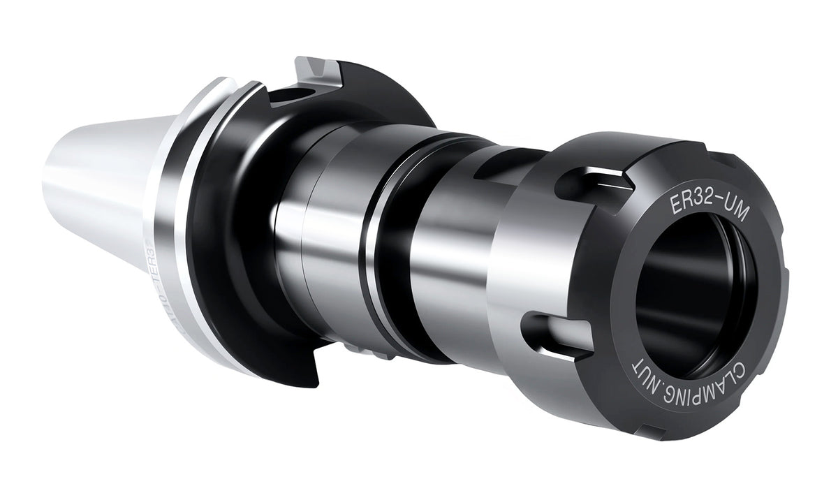 Cat40 to Er32 Premium Floating Tap Collet Chuck, 5/8'' to 11 Rear Thread, 0537-5985