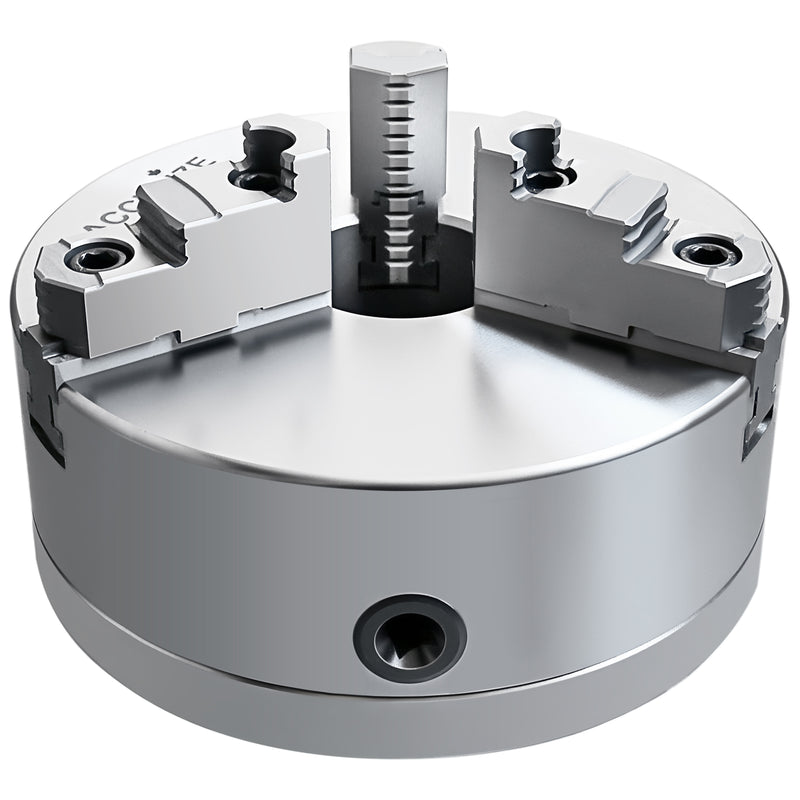 Two-Piece Reversible Jaws 3-Jaw Lathe Chucks, Direct Mount
