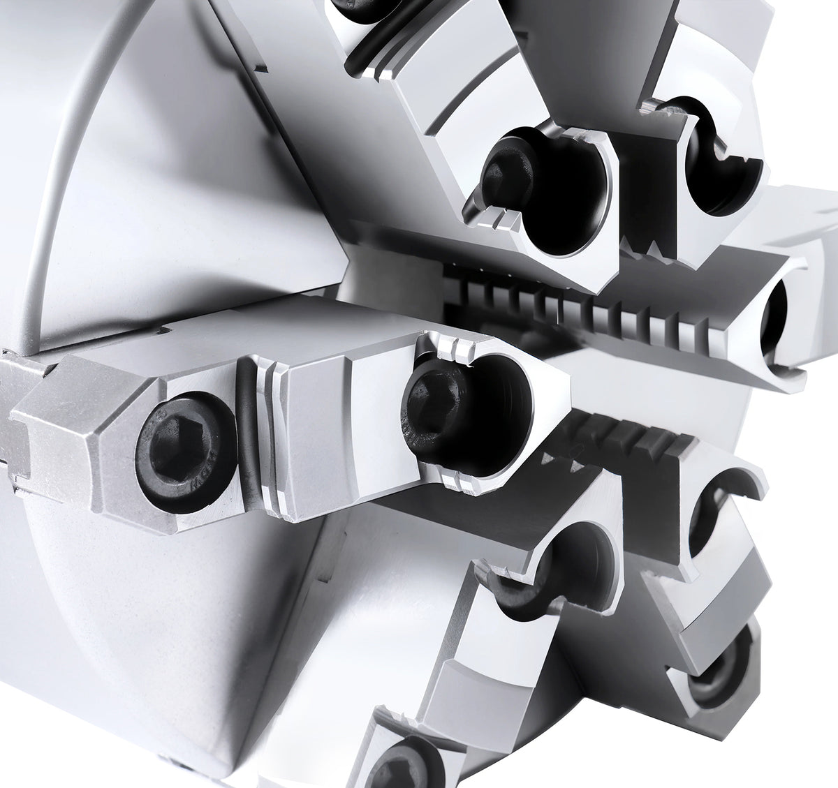 6-Jaw Self-Centering Scroll Lathe Chuck (Plain Back)