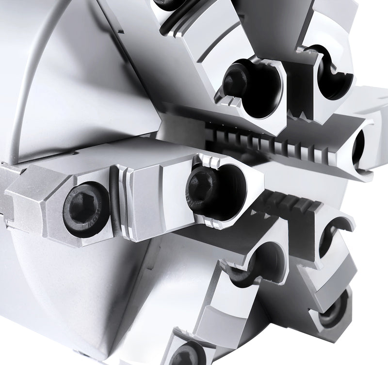 6-Jaw Self-Centering Scroll Lathe Chuck (Plain Back)
