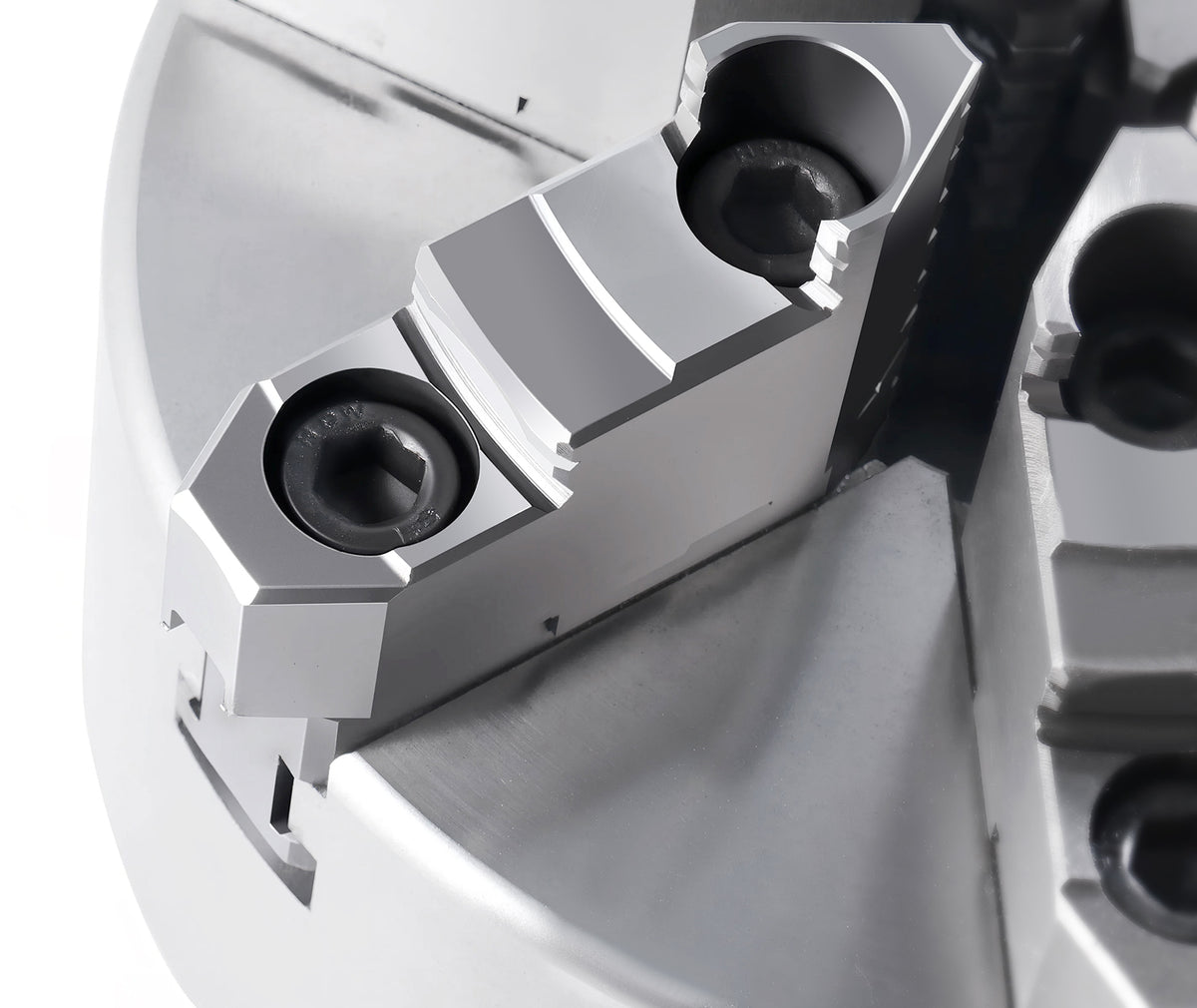 6-Jaw Self-Centering Scroll Lathe Chuck (Plain Back)