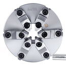 6-Jaw Self-Centering Scroll Lathe Chuck (Plain Back)