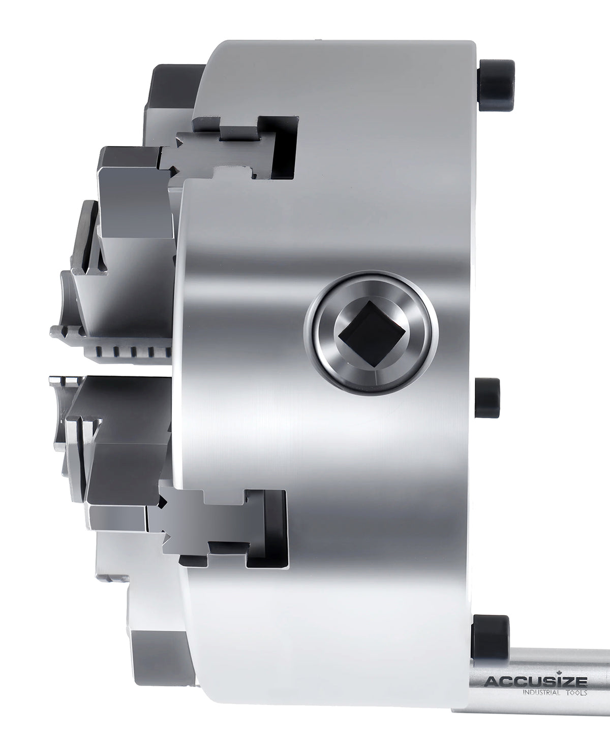 6-Jaw Self-Centering Scroll Lathe Chuck (Plain Back)