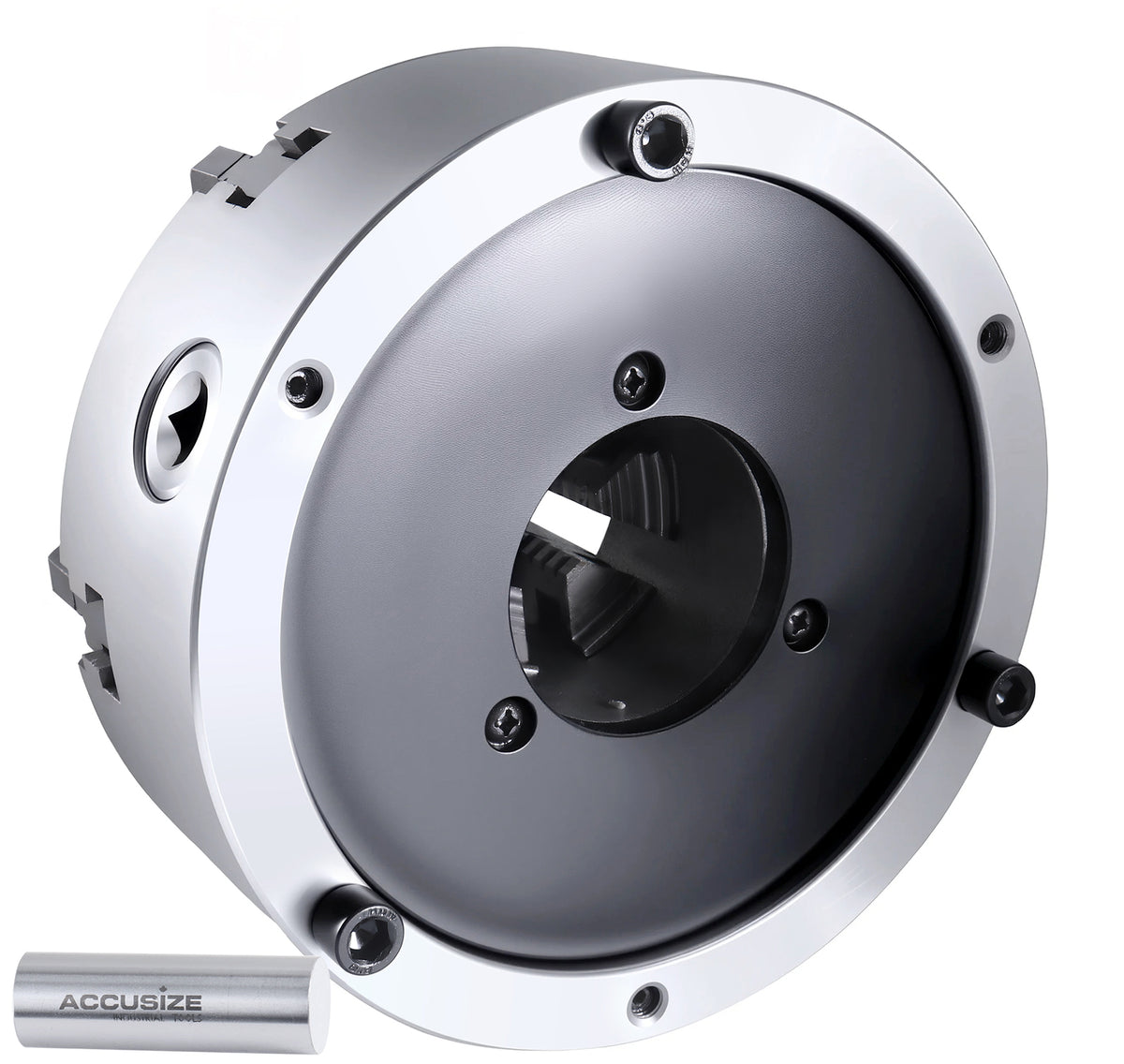 6-Jaw Self-Centering Scroll Lathe Chuck (Plain Back)
