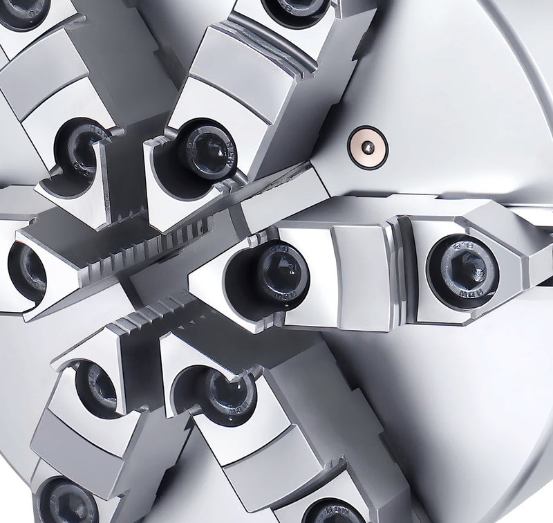 6-Jaw Self-Centering Scroll Lathe Chuck (Plain Back)