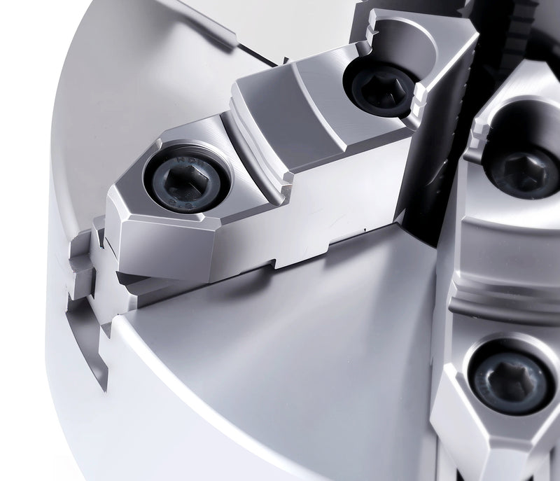 6-Jaw Self-Centering Scroll Lathe Chuck (Plain Back)