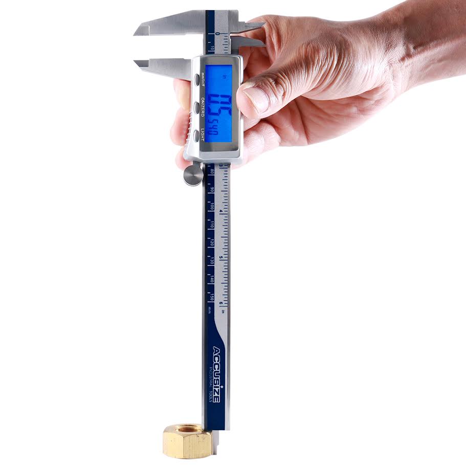 Rechargeable Digital Caliper with Backlight LCD Screen