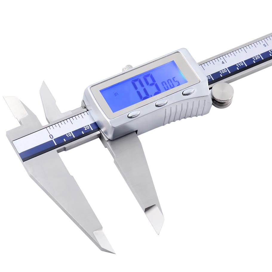 Rechargeable Digital Caliper with Backlight LCD Screen