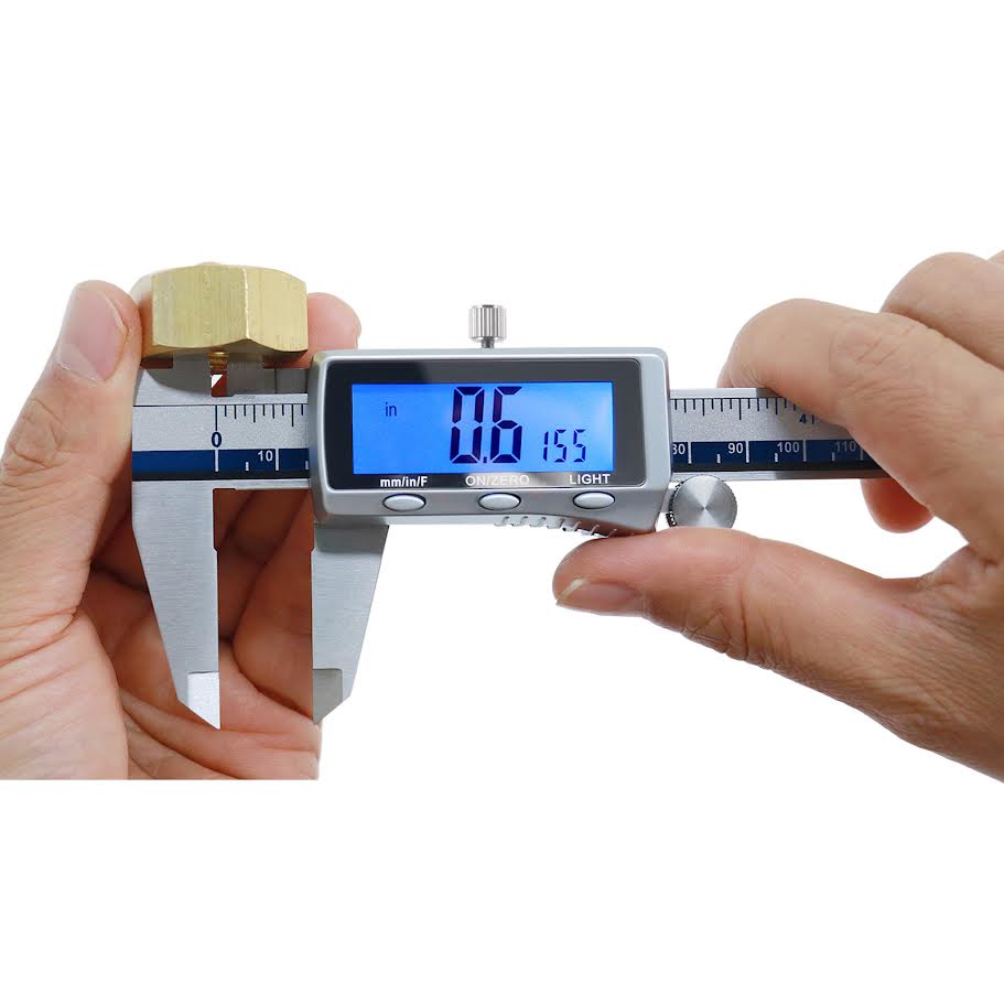Rechargeable Digital Caliper with Backlight LCD Screen
