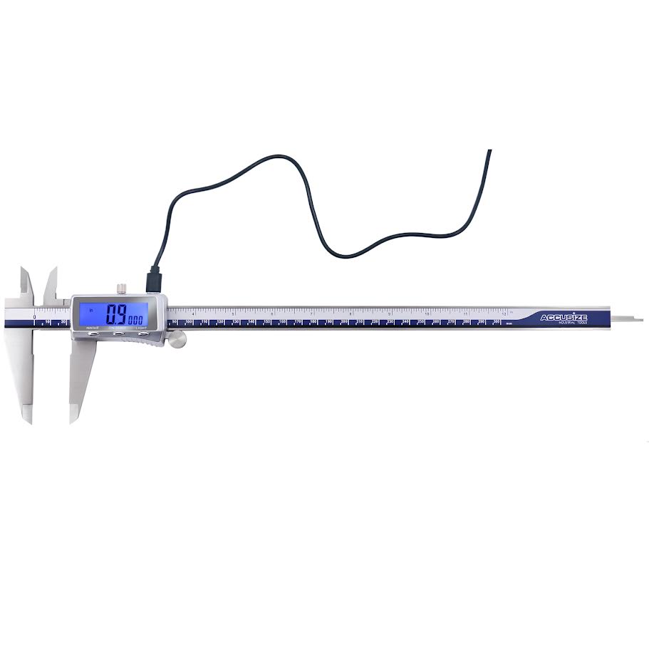 Rechargeable Digital Caliper with Backlight LCD Screen