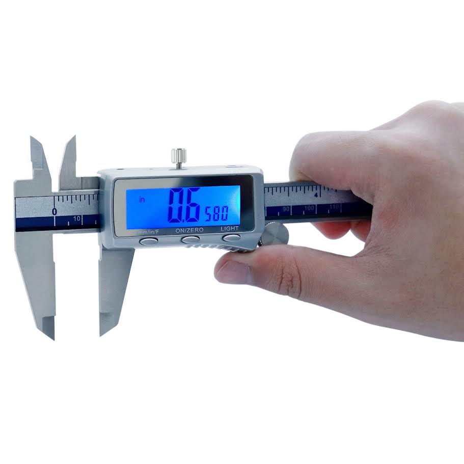Rechargeable Digital Caliper with Backlight LCD Screen