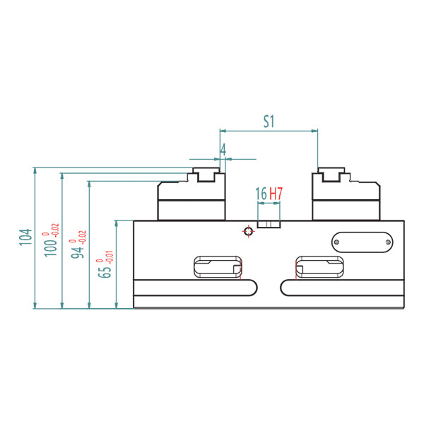 5-Axis 4 x 6″ Self Centering Vise VA1-4X6