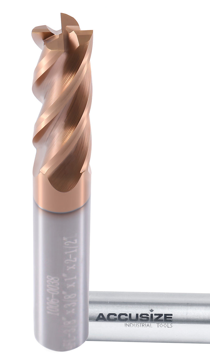 4 Flute Single End Solid Carbide End Mills