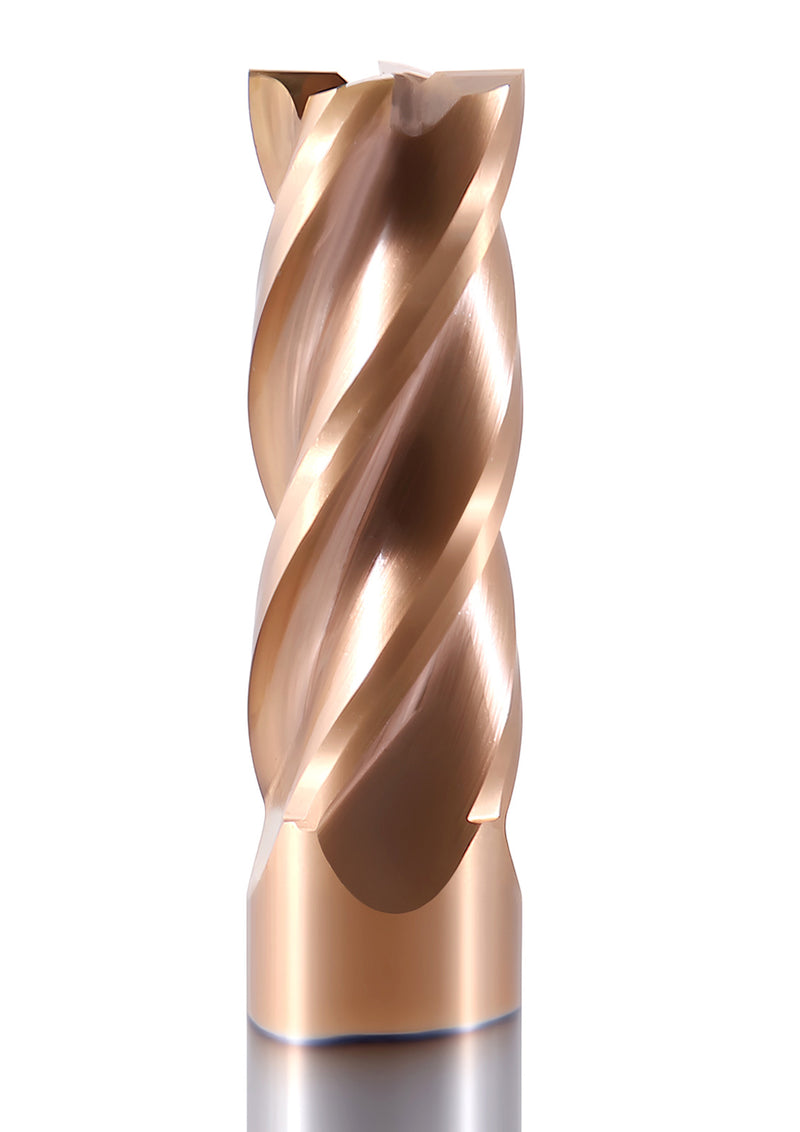 4 Flute Single End Solid Carbide End Mills