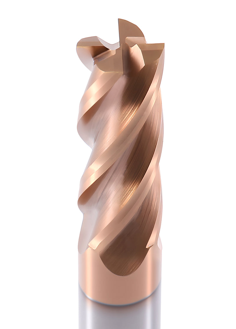 4 Flute Single End Solid Carbide End Mills